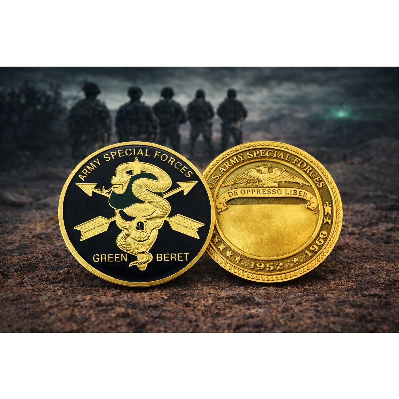 U.S. Army Special Forces Green Beret Challenge Coin ·IN STOCK· ·FAST SHIPPING·