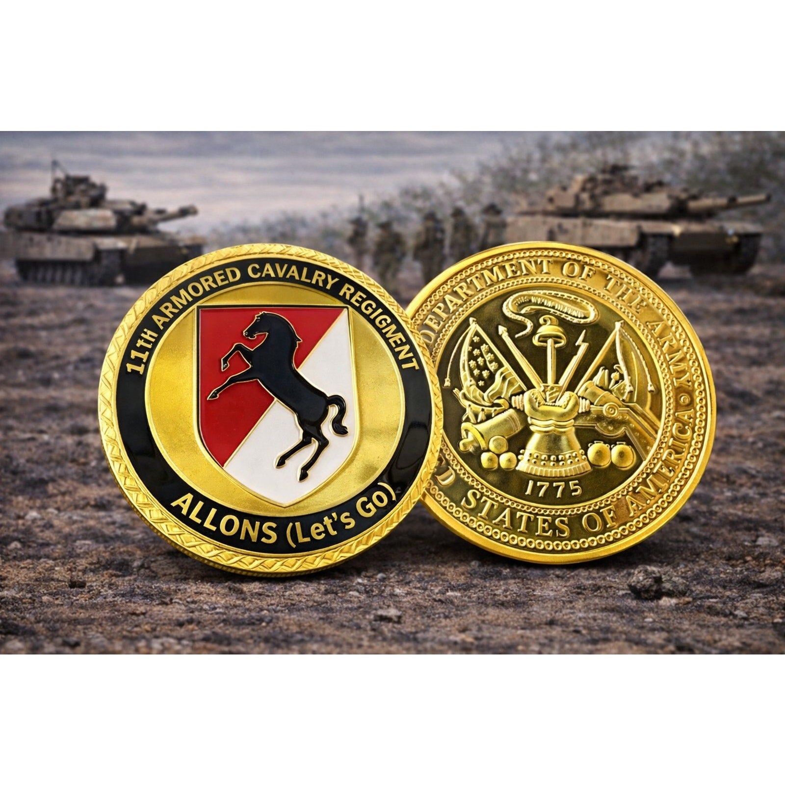 U.S. Army 11th Armored Cavalry Challenge Coin ·FAST SHIPPING· ·NEW·