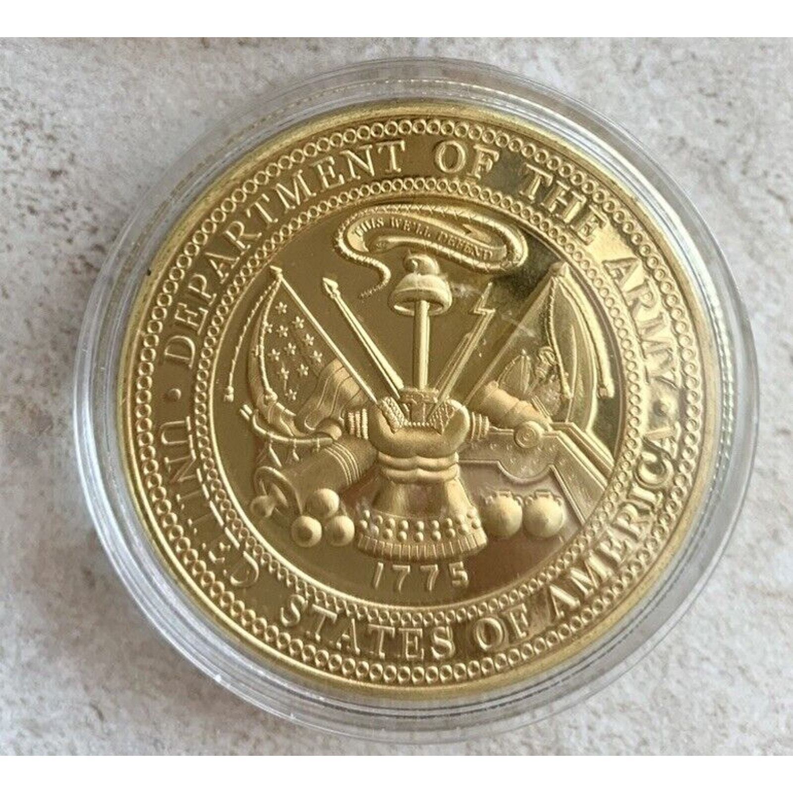 US ARMY 11th ARMORED CAVALRY BLACK HORSE REGIMENT US Division Challenge Coin
