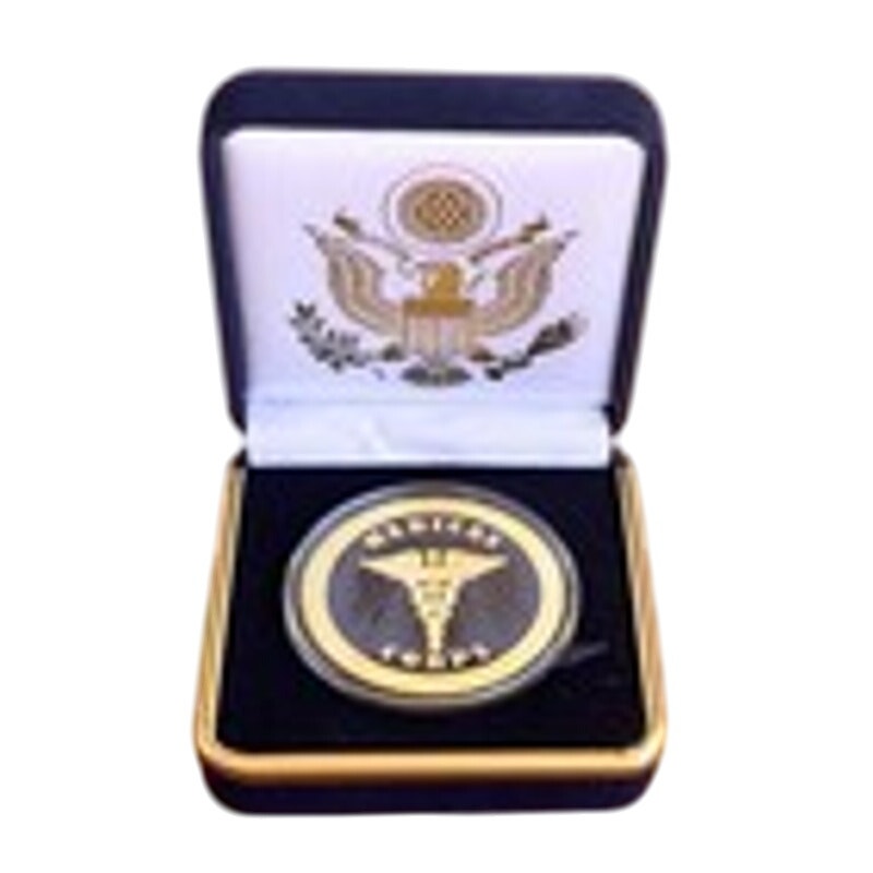 Department of Energy (DOE) Challenge Coin With Blue Velvet Case. Fast Shipping!