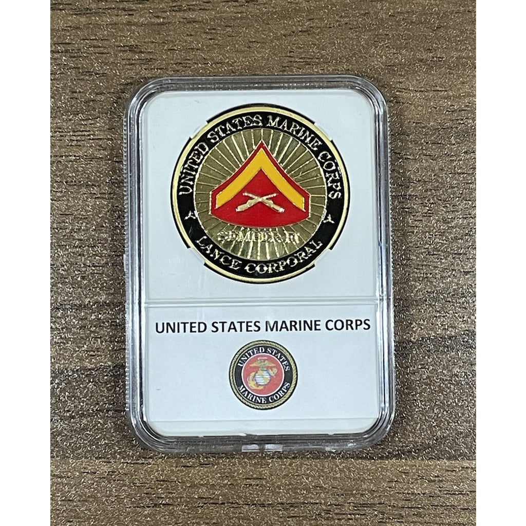 LANCE CORPORAL E-3 Rank USMC Marine Corps NCO Official LIC 23125