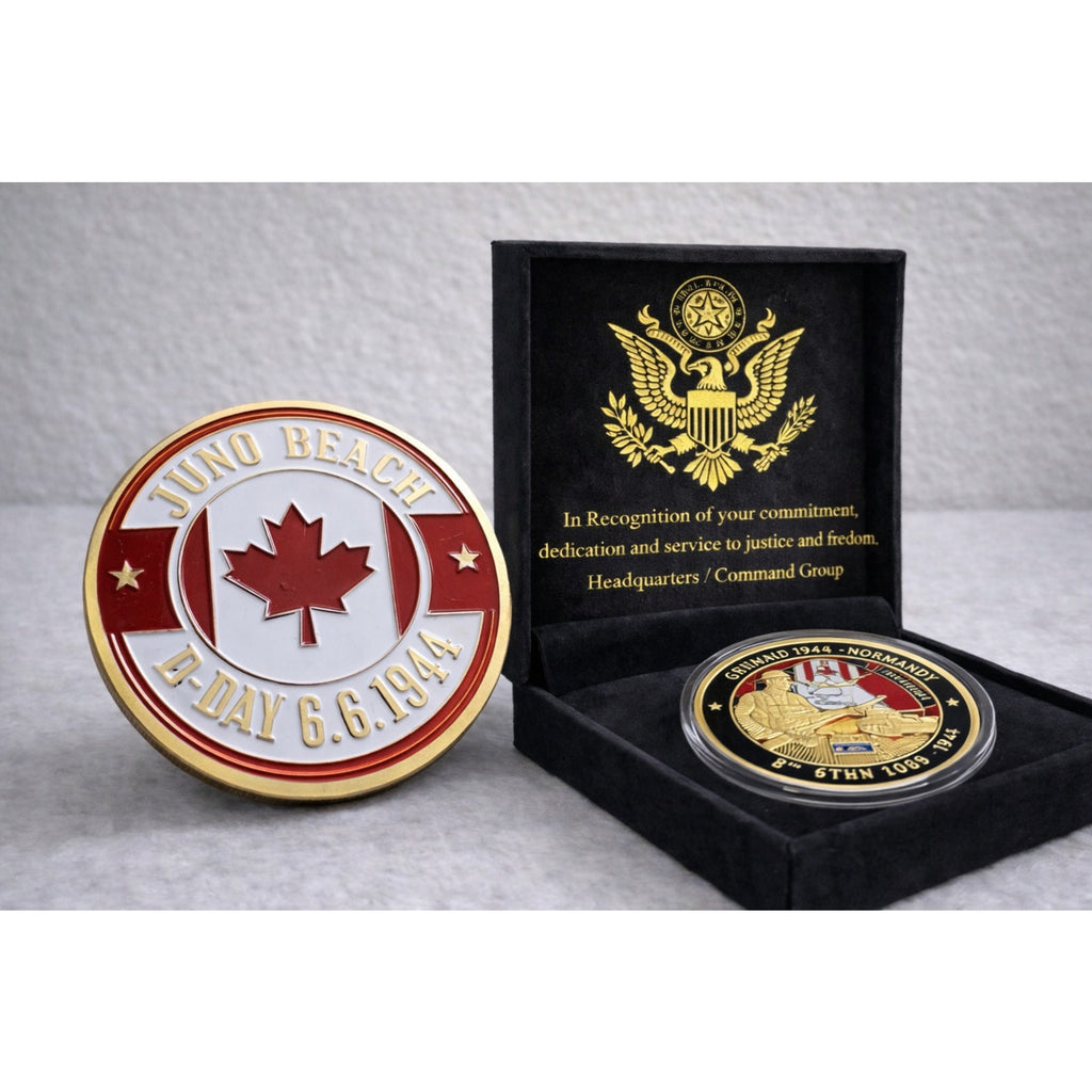 Canada Join Op W United States D-Day 6th June 1944 Juno Beach Achievement Award