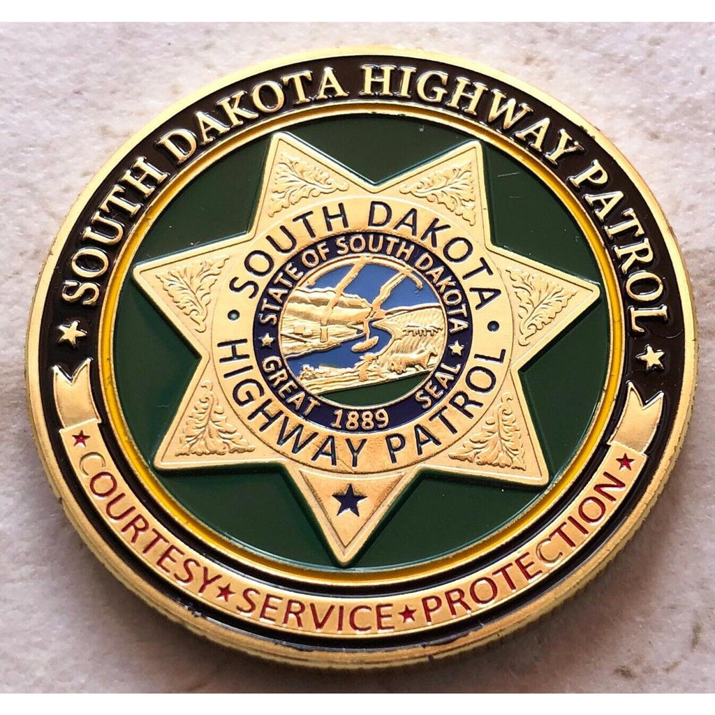 SOUTH DAKOTA HIGHWAY PATROL Challenge Coin
