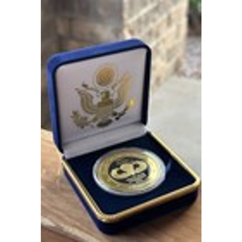 Department of Energy (DOE) Challenge Coin With Blue Velvet Case. Fast Shipping!