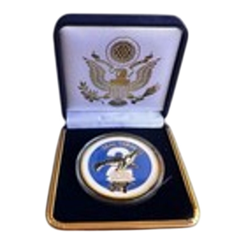 Department of Energy (DOE) Challenge Coin With Blue Velvet Case. Fast Shipping!