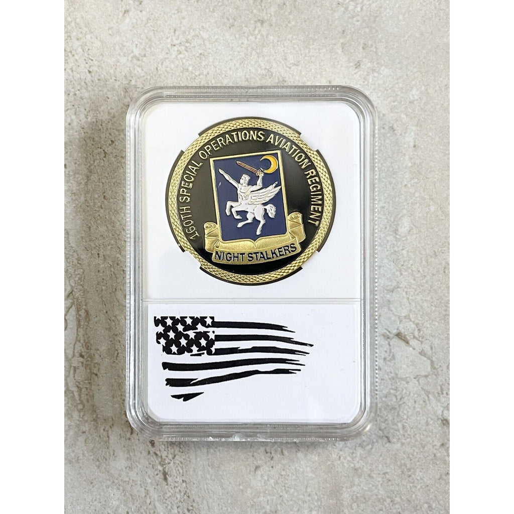 US ARMY 160th SPECIAL OPS AVIATION REGIMENT "NIGHT STALKERS" Challenge Coin New