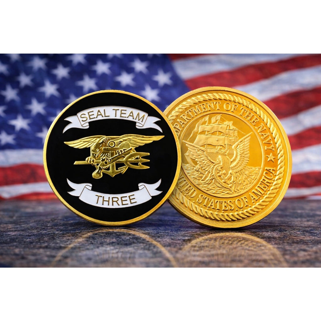 US NAVY SEAL TEAM THREE Challenge Coin ·FAST SHIPPING· ·NEW·