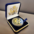 SOUTH DAKOTA HIGHWAY PATROL Challenge Coin With Blue Velvet Case. Fast Shipping!