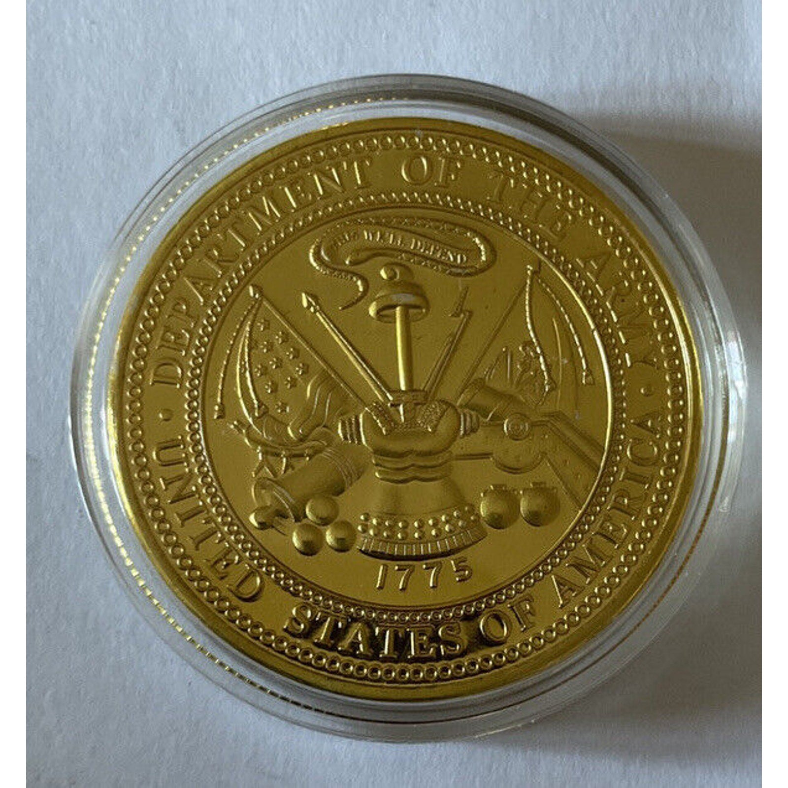 Fort Hood - 1st Calvary Division Coin USA army With Special Velvet Case
