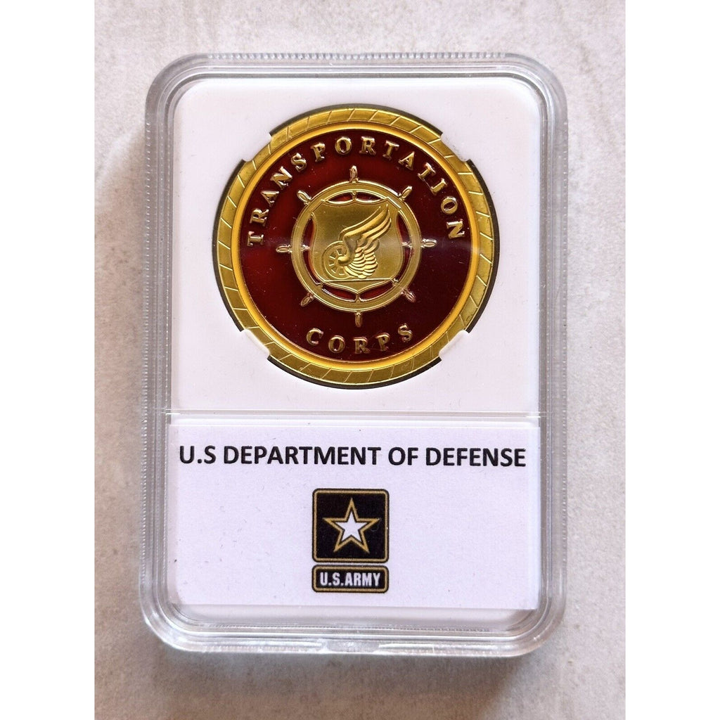 ARMY TRANSPORTATION CORPS Branch with Credential coin holder wallet