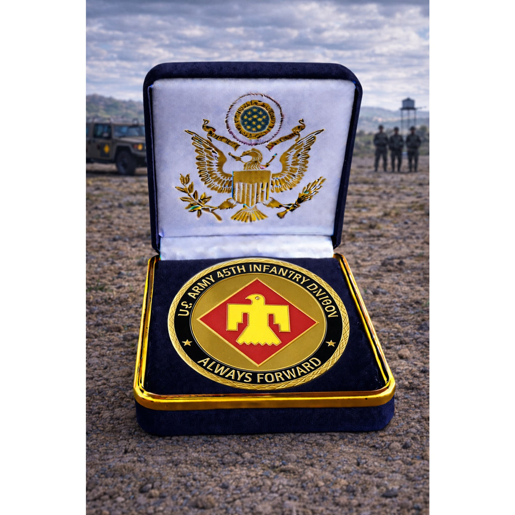U.S. Army 45th Infantry Division Challenge Coin ·FAST SHIPPING· ·NEW·