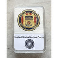 USMC MARINE CORPS CID CRIMINAL INVESTIGATION DIVISION Challenge Coin With Case