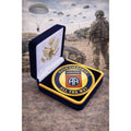 US ARMY 82nd Airborne Challenge Coin with Case ·FAST SHIPPING· ·NEW·