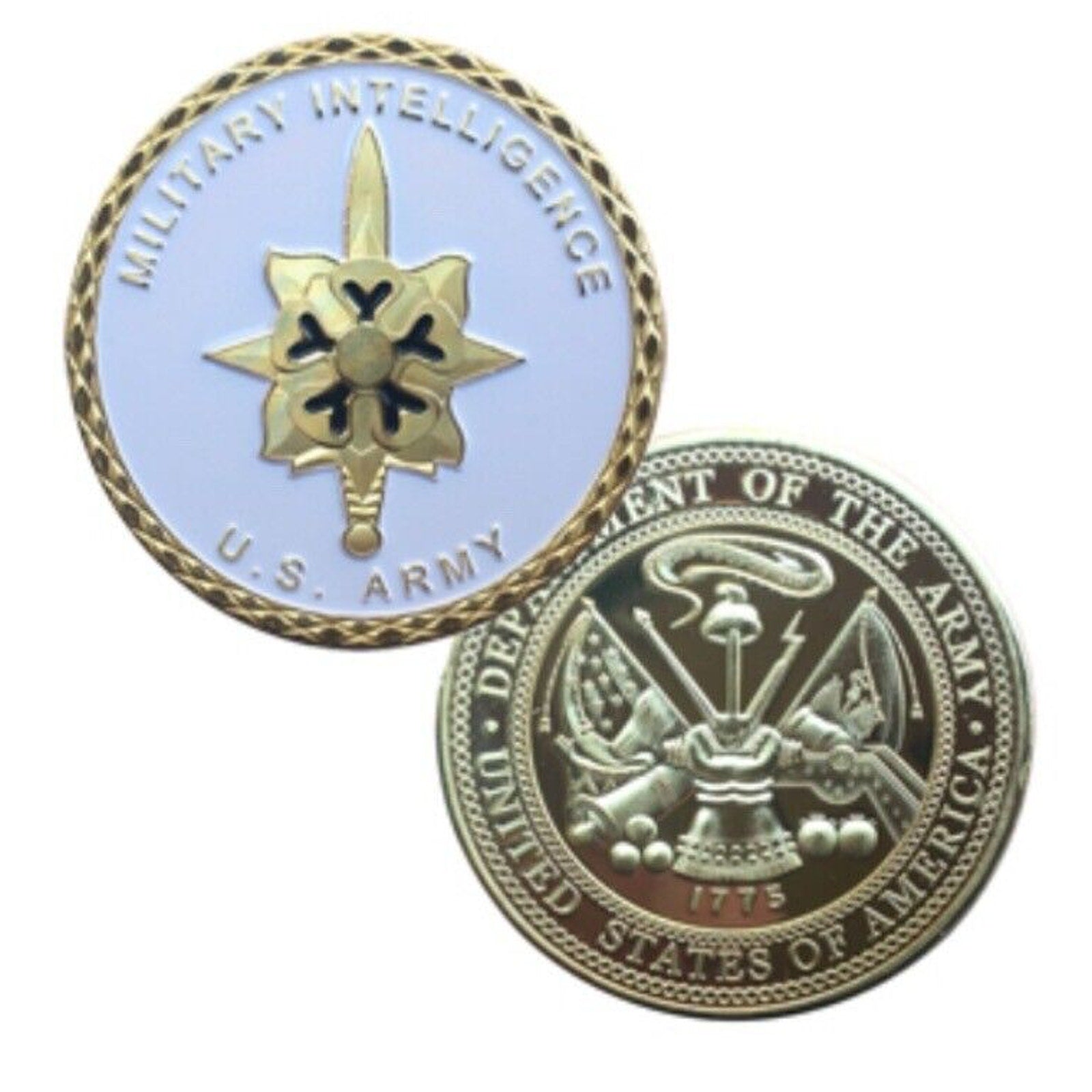 ARMY MILITARY INTELLIGENCE MI CHALLENGE COIN
