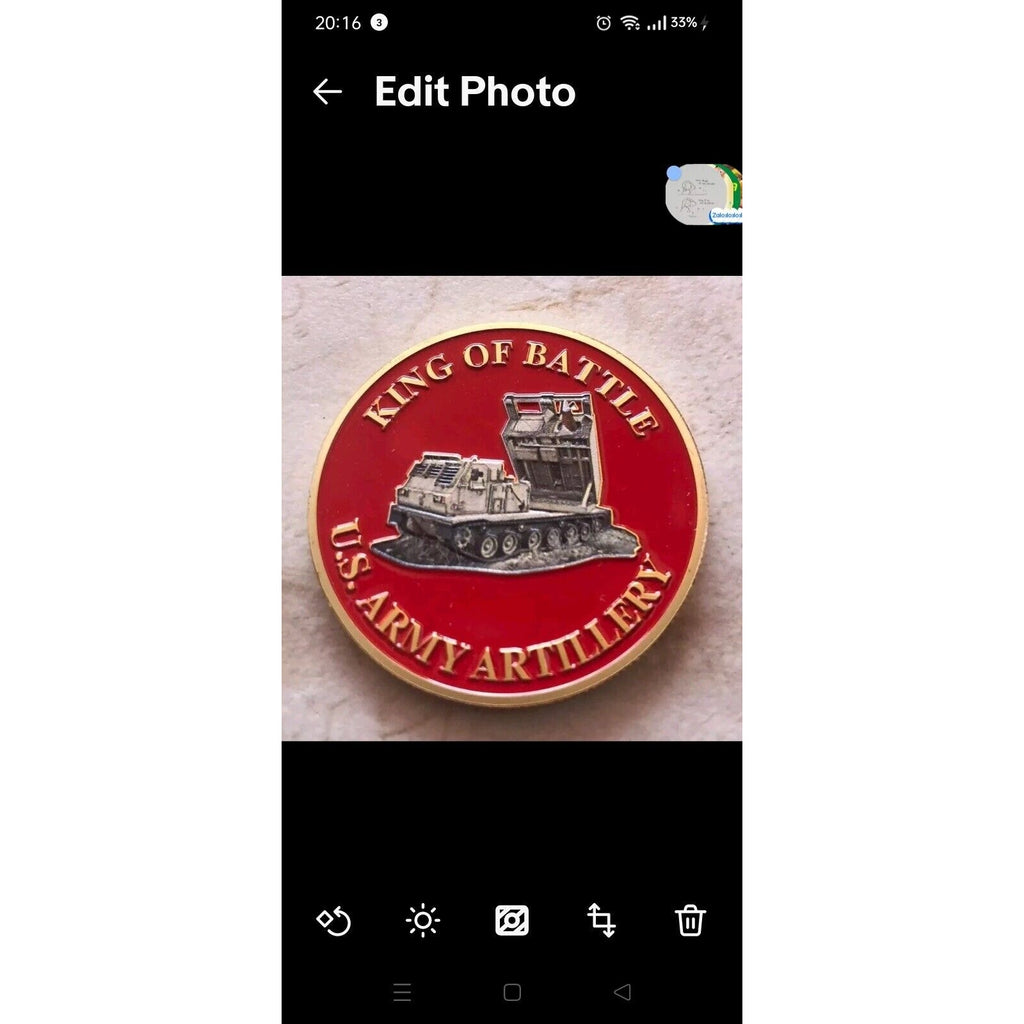 2pcs Ft SILL OK, Artillery US Coins And Dog Coin