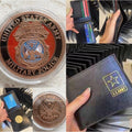 MP-Military Police Office Department Agent -Army W/Credential coin holder wallet
