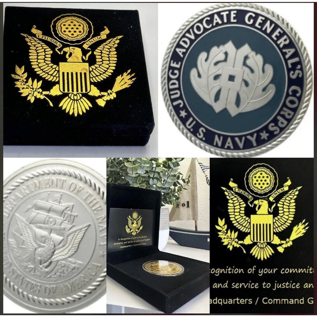 US NAVY (JAG) JUDGE ADVOCATE GENERAL'S CORPS Challenge Coin USA