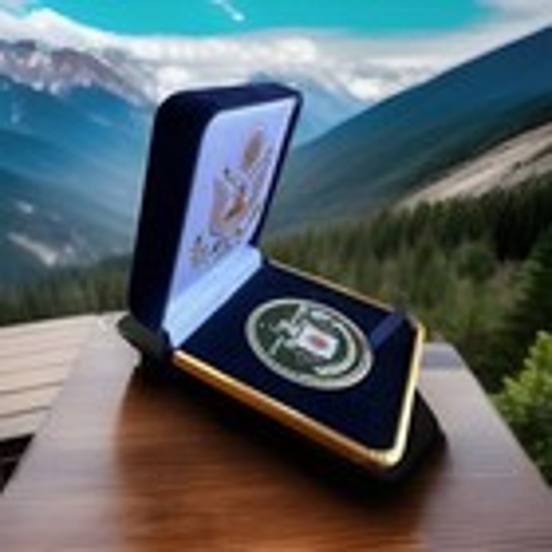 Department of Energy (DOE) Challenge Coin With Blue Velvet Case. Fast Shipping!