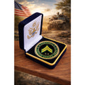 UNITED STATES ARMY - Rank CORPORAL E-4 Challenge Coin with Case ·FAST SHIPPING·