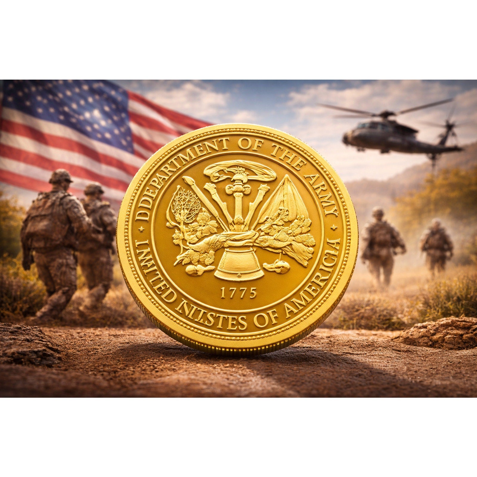 US ARMY 82nd Airborne Challenge Coin with Case ·FAST SHIPPING· ·NEW·