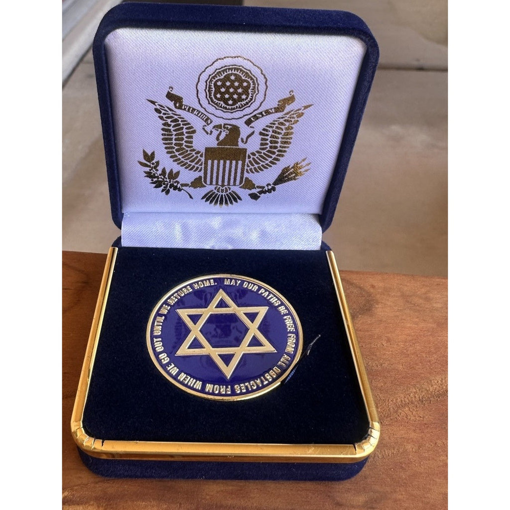 Star Of David Warrior Spirit Jewish Chi Luck Carry With You Challenge Coin