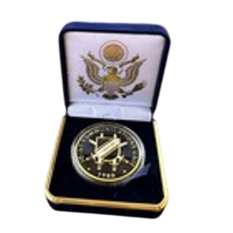 Department of Energy (DOE) Challenge Coin With Blue Velvet Case. Fast Shipping!