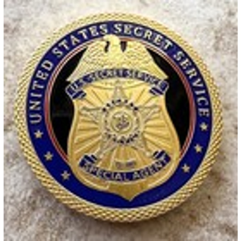UNITED STATES SECRET SERVICE SPECIAL AGENT CHALLENGE COIN KEYCHAIN