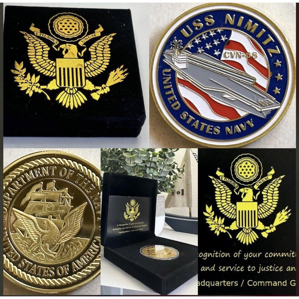US NAVY - USS NIMITZ CVN-68 Challenge Coin USA