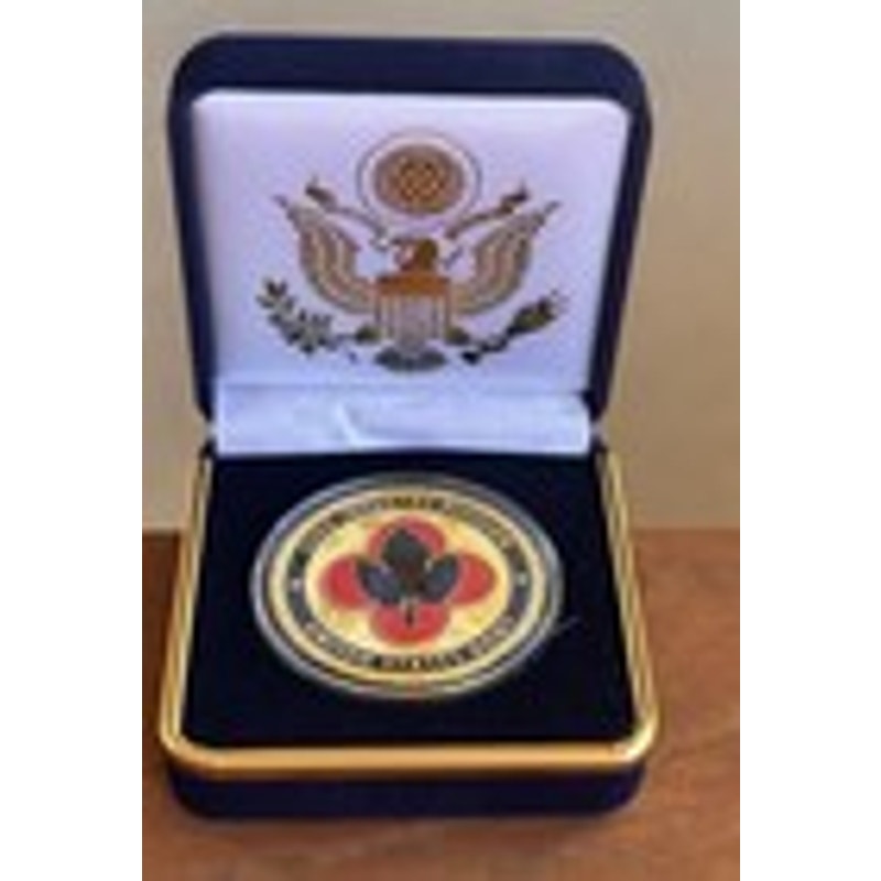 Department of Energy (DOE) Challenge Coin With Blue Velvet Case. Fast Shipping!