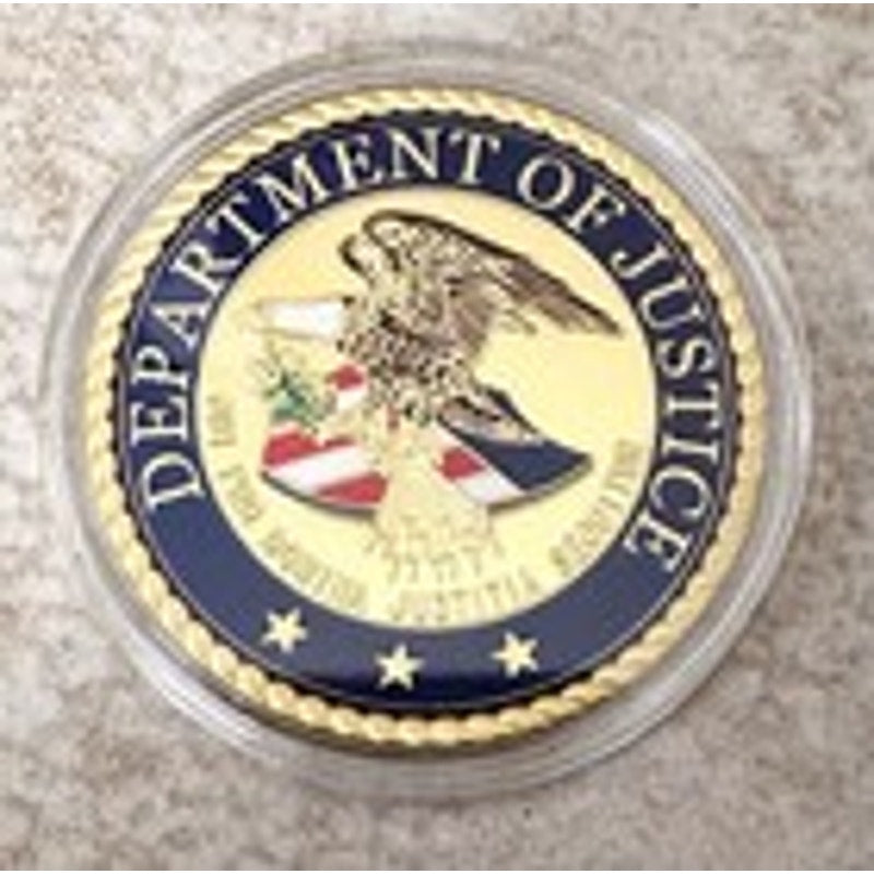 Department of Energy (DOE) Challenge Coin With Blue Velvet Case. Fast Shipping!
