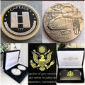 2pcs Army Rank Captain O-3 And UH-72 Lacota. Helovopter AchievenCHALLENGE COINS