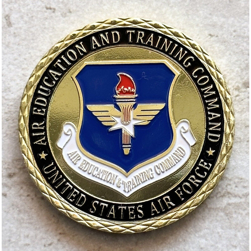 U S AIR FORCE Air Education & Training Command Challenge Coin USA