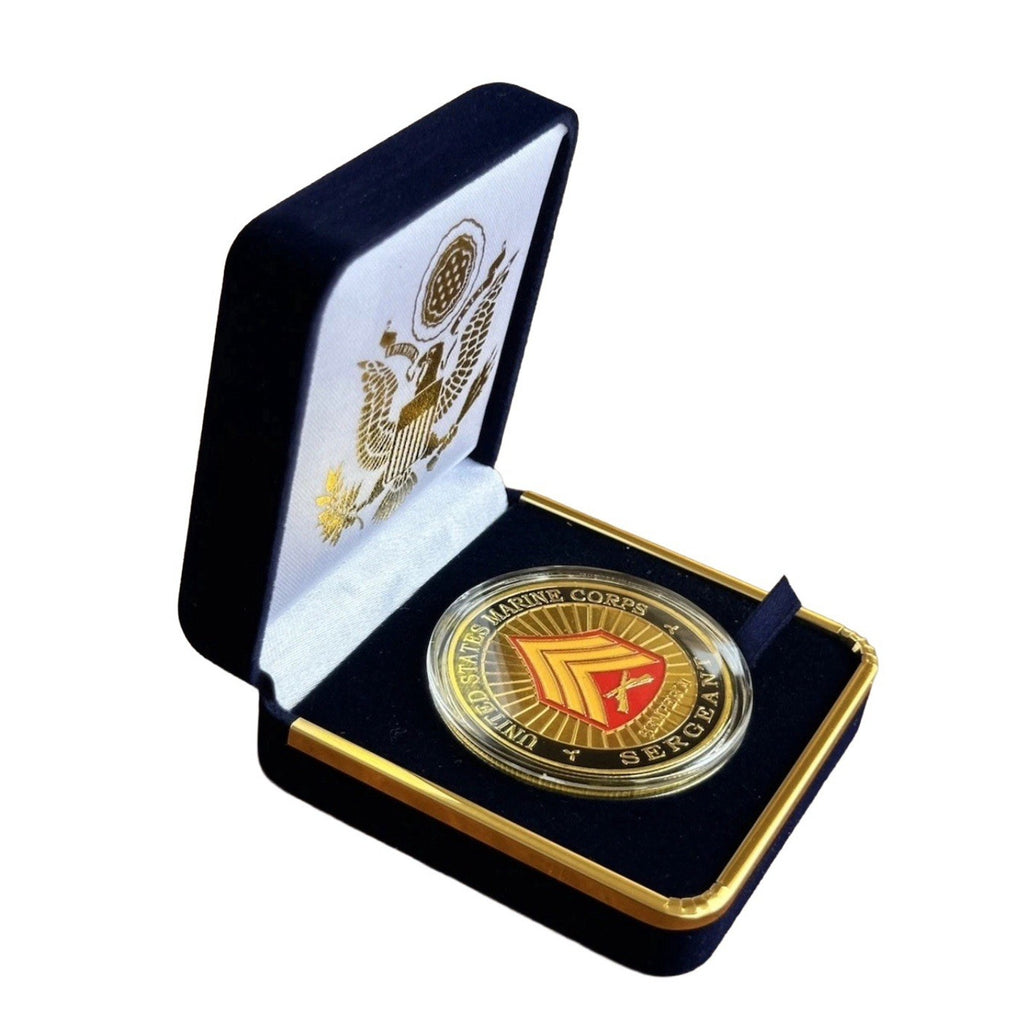 SERGEANT E-5 Rank USMC Marine Corps NCO Official LIC 23125