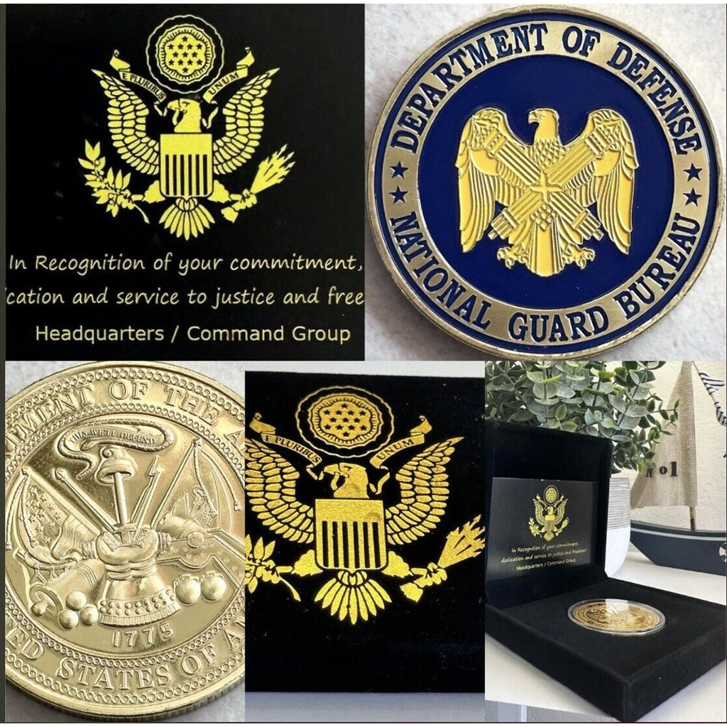 Department of Defense National Guard Bureau Challenge Coin USA