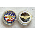 2 Pcs F/A-18 Hornet Challenge Coin USN US NAVY & TOP GUN Naval Aviator Navy Coin