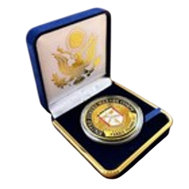 Department of Energy (DOE) Challenge Coin With Blue Velvet Case. Fast Shipping!