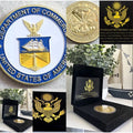 Department of Commerce Challenge Coin With Retirement Award