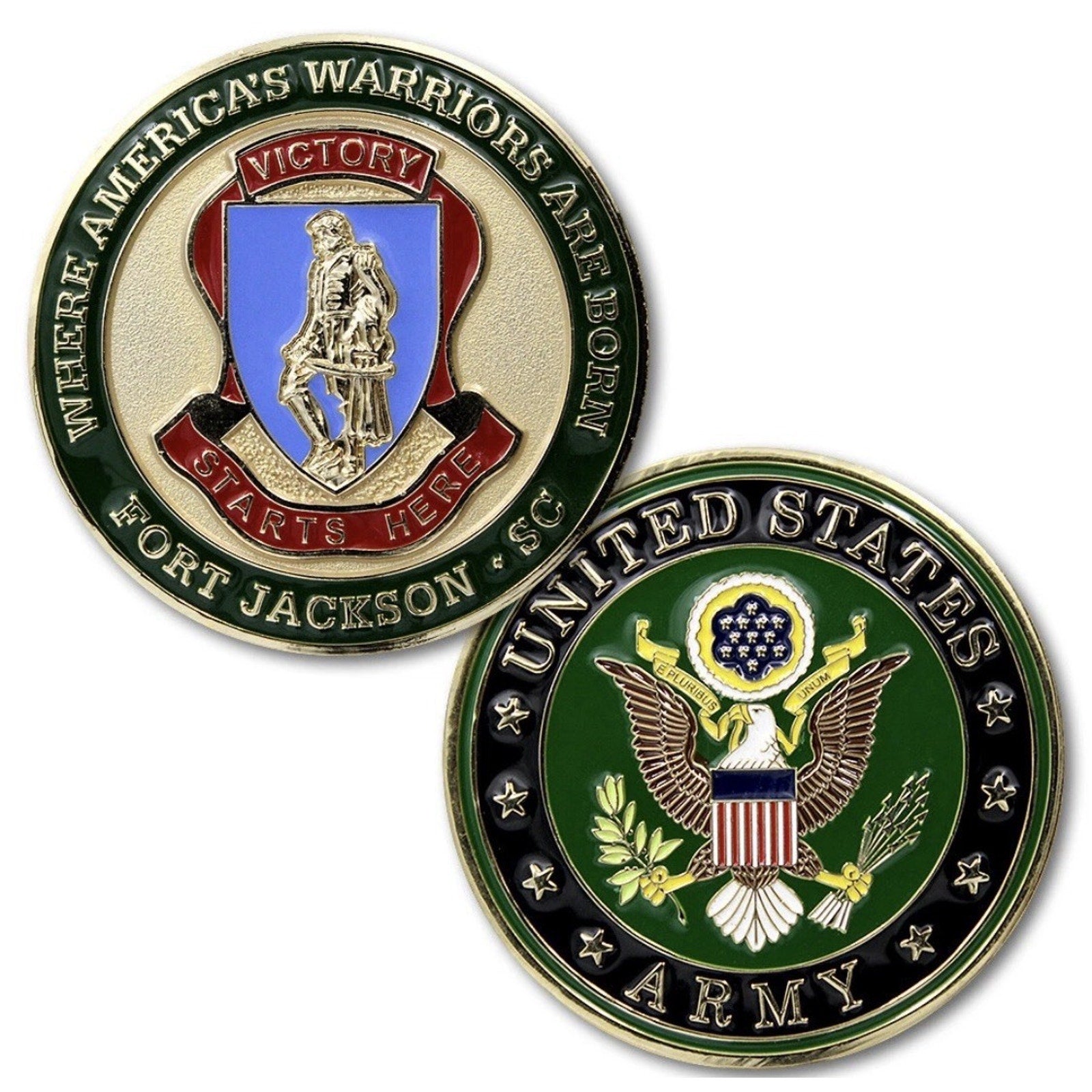 U.S. Army Fort Jackson, SC Challenge Coin.