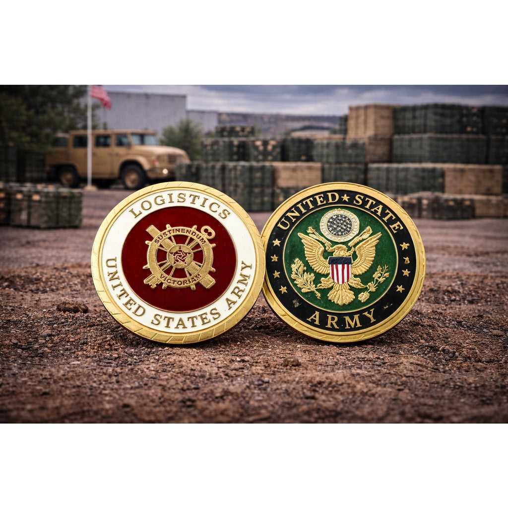 U.S. Army Logistics Corps Challenge Coin ·FAST SHIPPING· ·NEW· with case