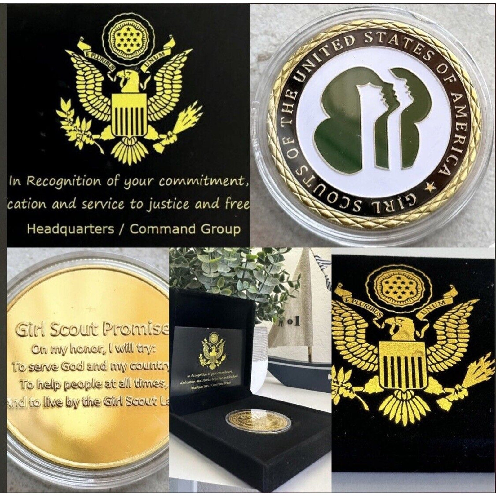 GIRL SCOUTS OF THE UNITED STATES OF AMERICA Challenge Coin USA
