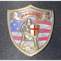 Armor of God Knights Templar Silver US Flag Christian Eph 6:10-18 Challenge Coin