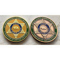 2 Pcs Los Angeles LA county sheriff LASD Police challenge coin