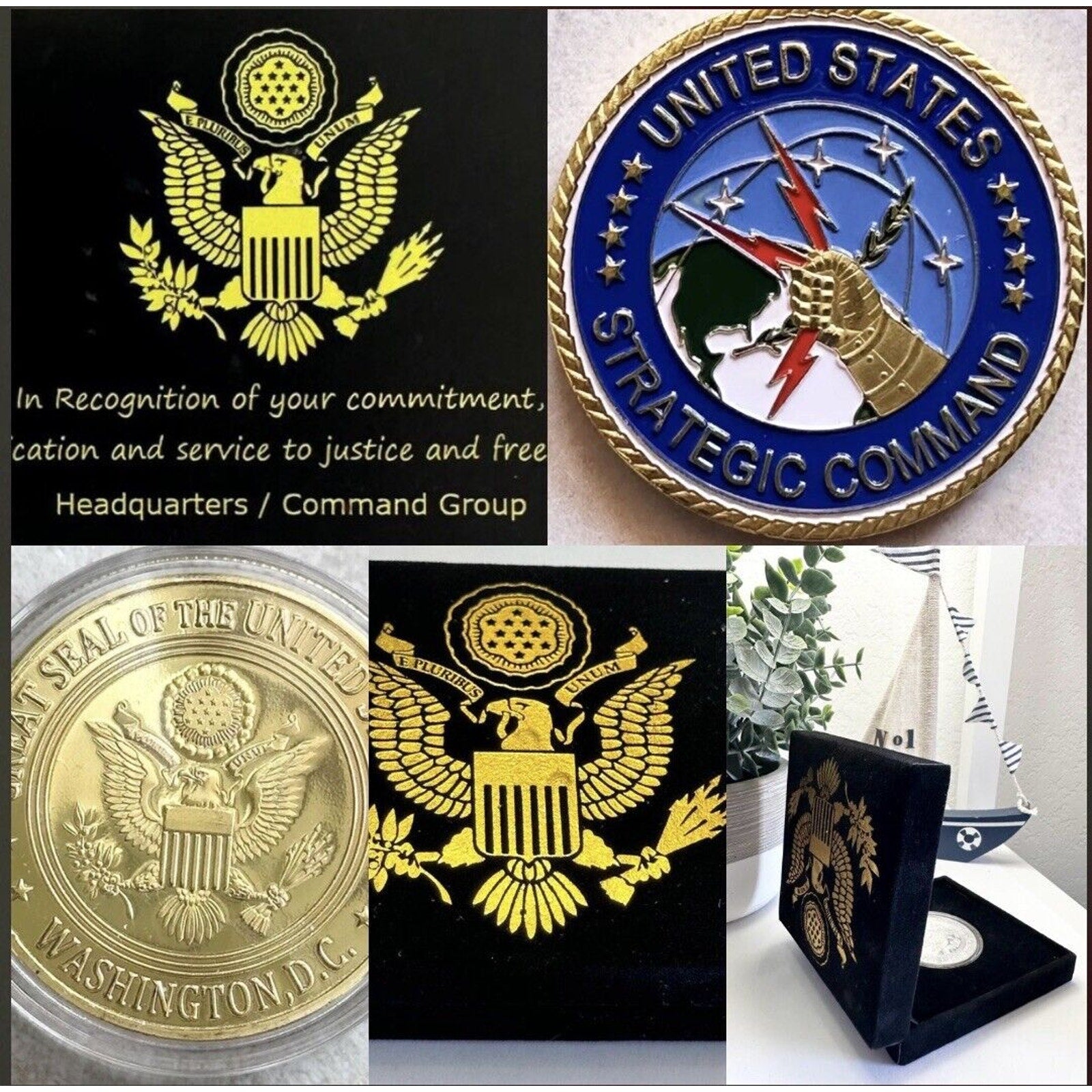 United States Strategic Command Challenge Coin USA