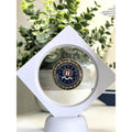 Federal Bureau of Investigation ( FBI ) Challenge Coin With 3D Display Case