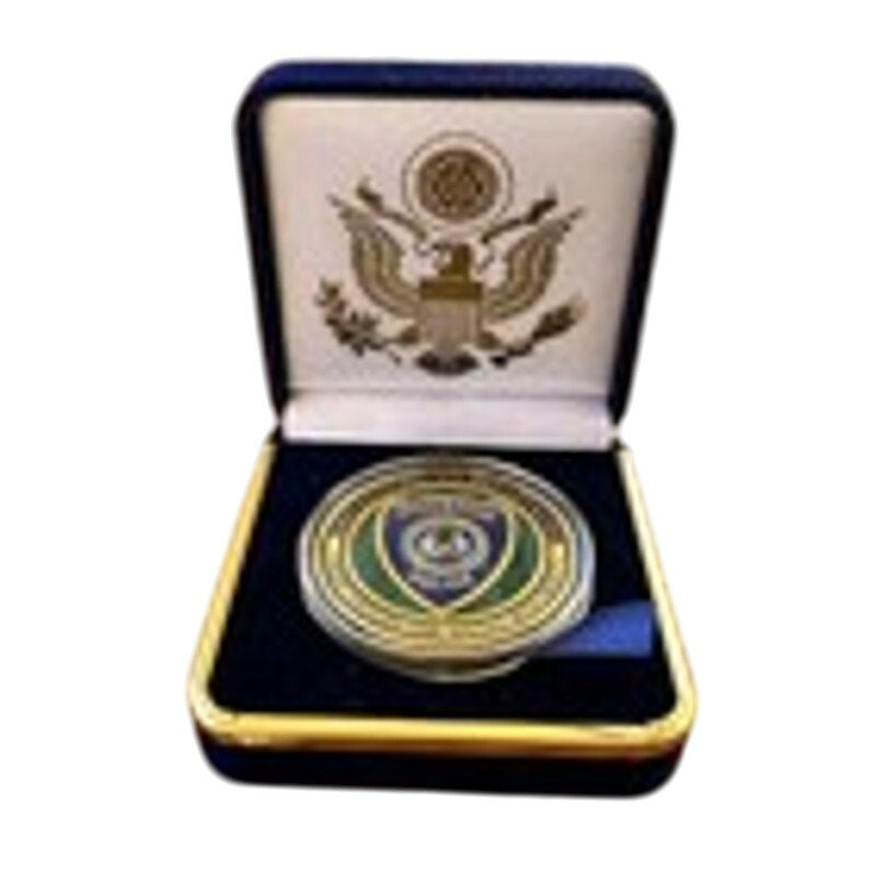 Department of Energy (DOE) Challenge Coin With Blue Velvet Case. Fast Shipping!