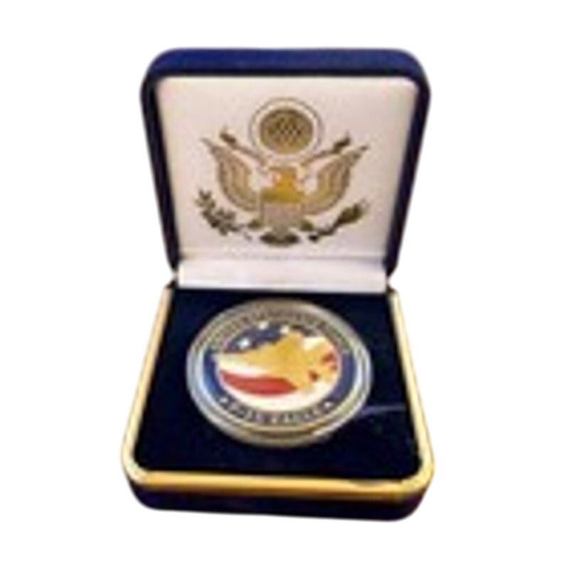 Department of Energy (DOE) Challenge Coin With Blue Velvet Case. Fast Shipping!