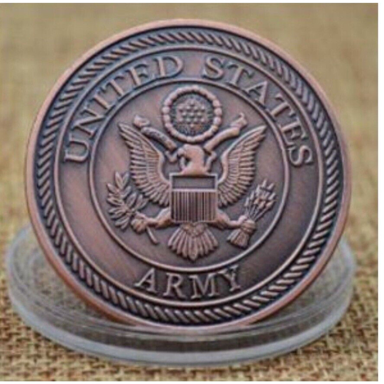 2pcs ARMY MARINE CORPS M-1 ABRAMS ARMY BATTLE TANK USMC LIC 23125 And Dog Tag