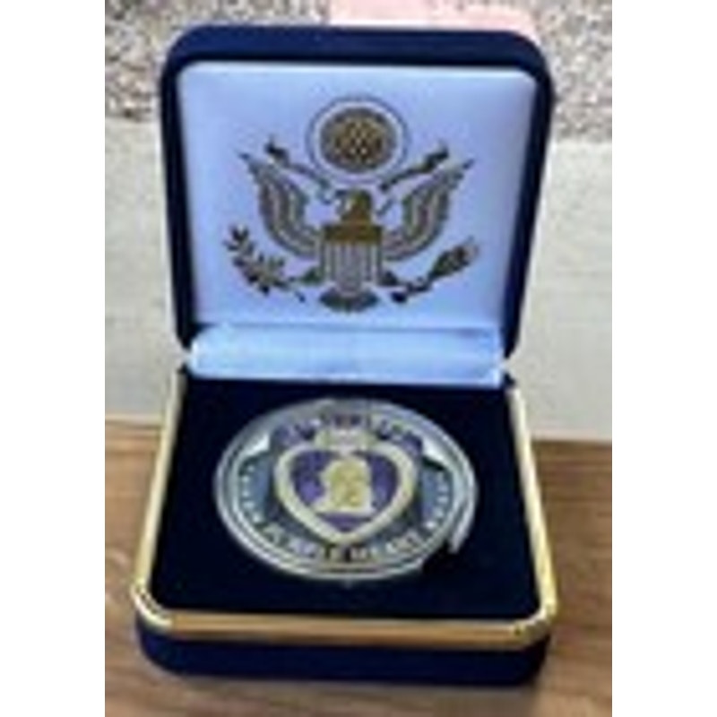 Department of Energy (DOE) Challenge Coin With Blue Velvet Case. Fast Shipping!