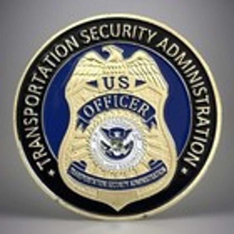 TRANSPORTATION SECURITY ADMINISTRATION (TSA) CHALLENGE COIN KEYCHAIN