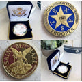 TEXAS TX HIGHWAY PATROL Trooper Badge Presidential Gift Box Challenge Coin
